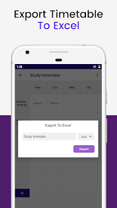 EasyTable: Timetable Notes App