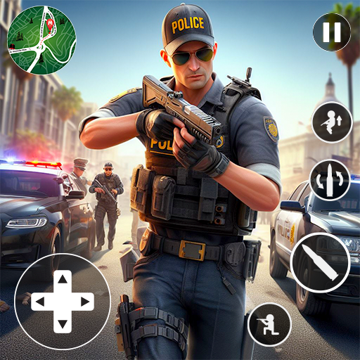 Police Chase Games: Crime City logo