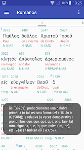 Captura 3 Biblia interlineal hebrea/grie android