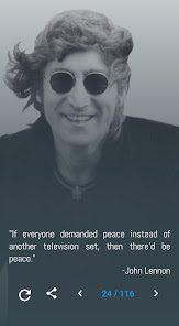 Captura 1 John Lennon Quotes and Lyrics android