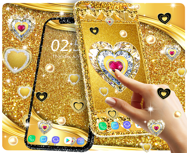 Gold live wallpaper - 25.8 - (Android)