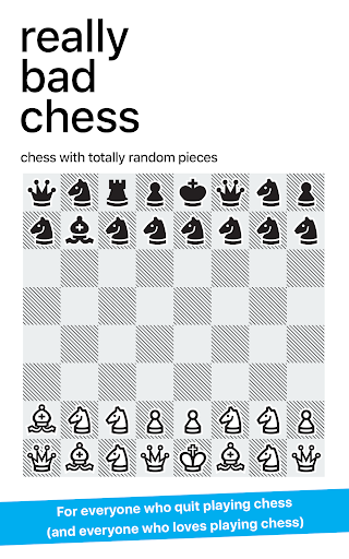 Really Bad Chess where chess pieces are randomly placed every time -  GIGAZINE