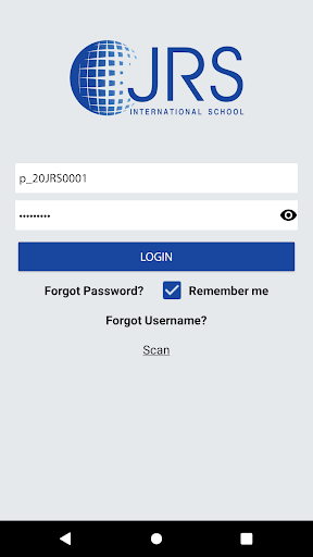 JRS Parent Portal Screen 2