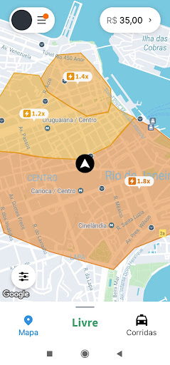 Android application Tik Taxi - Motorista screenshort