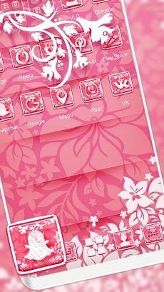 Soft Pink Launcher Themesのおすすめ画像3