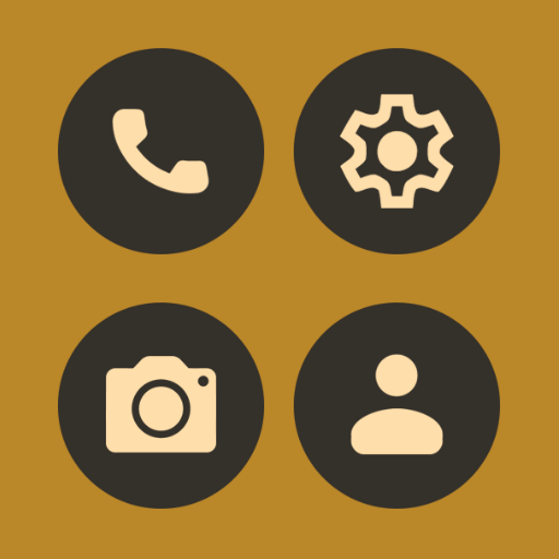 Pix You Goldenrod Dark Icons