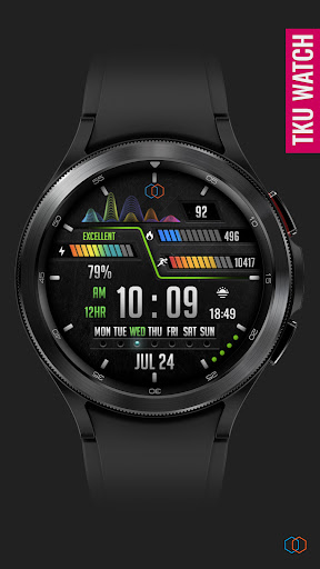 Tku S004 Sport Watch Face screenshot 11