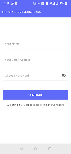 Android application THE BIO AND CIVIL JUNCTIONS screenshort