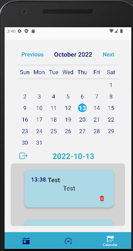 Office Planner Screen 3