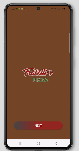 Android application Fratelli's Pizza screenshort