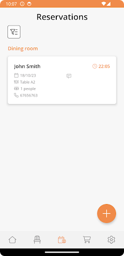 Reactive Ordering Screen 3