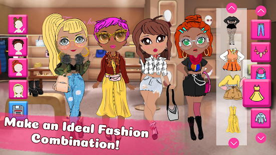 College Girls Fashion - Doll Makeover Games 1.2 APK screenshots 3