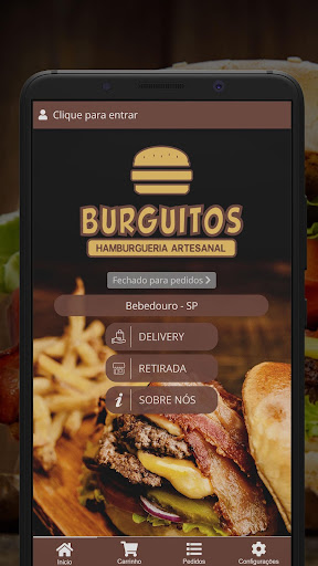Android application Burguitos Hamburgueria screenshort