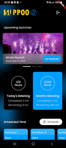 Android application SUPPOO screenshort
