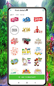 Happy New Year Stickers 2024