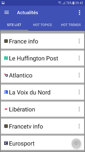 Actualités Screen 3