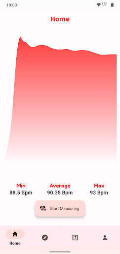 Instant heart rate monitor Screen 2