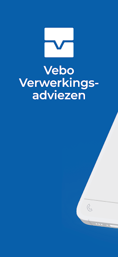 Android application VEBO verwerkingsadviezen screenshort