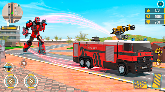 Fire Fighter Robot Truck 1.27 APK screenshots 8