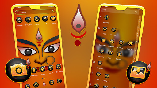 Durga Maa Theme Launcher Screen 3