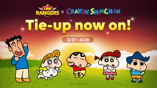 LINE Rangers/Crayon Shinchan tower defense RPG! captures d'écran apk mod pirater preuve 1