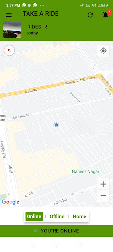SM Cabs Driver Screen 3