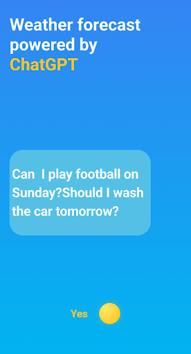 Android application Weather AI - Smart Life Helper screenshort