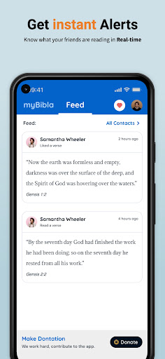 myBibla Offline Bible Reading Screen 2