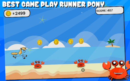 Unicorn Pony Runner Games Kids Screen 3