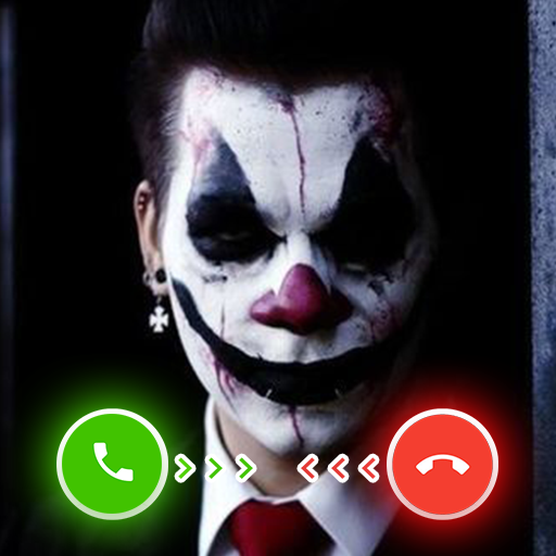 Scary Clown fake call logo