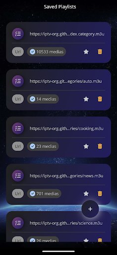Planet IPTV Player Screen 3