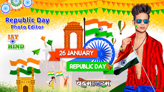 Republic Day Photo Editor 1.1.23 APK + Мод (Unlimited money) за Android