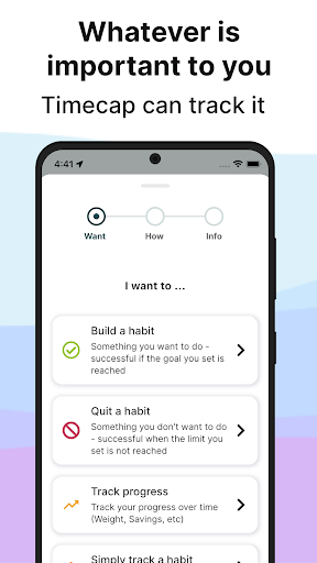 Timecap: Habit Tracker App Screen 3