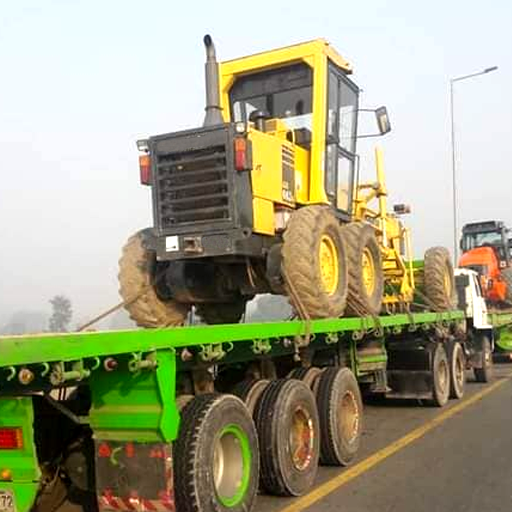 Farm Tractor Transport Driving logo