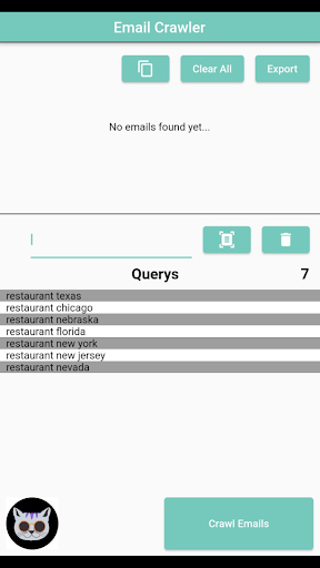 Mail Crawler (Email Hunter) Screen 2