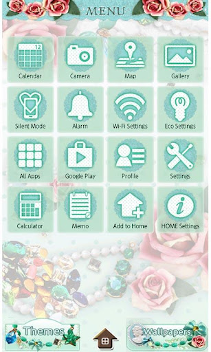 JEWELS & ROSES Wallpaper Theme Screen 2