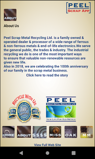 Peel Scrap Metal Recycling App