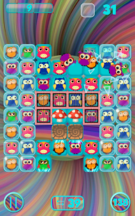 Екранна снимка на пъзела Crazy Owls