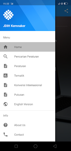 Android application JDIH Kemnaker screenshort