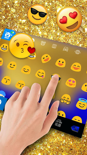 Golden Glitter Theme Screen 3