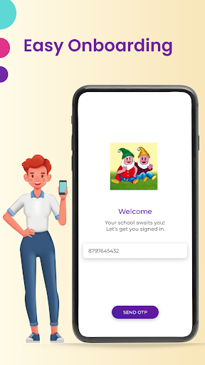 Android application Jyoti kid care home screenshort