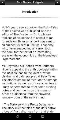 Folk Stories Of South Nigeria