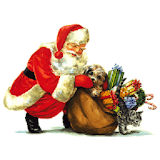 Christmas Santa Claus Sticker icon