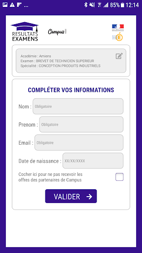 Résultat Examens 2024 Screenshot 3 - AppWisp.com