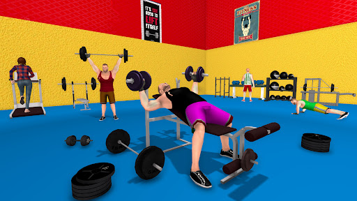 Virtual Gym Construction City Fitness Club