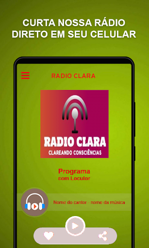 Rádio Clara Screen 2