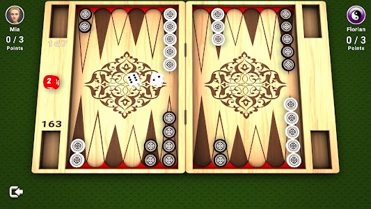 Backgammon -  Board Game Unknown