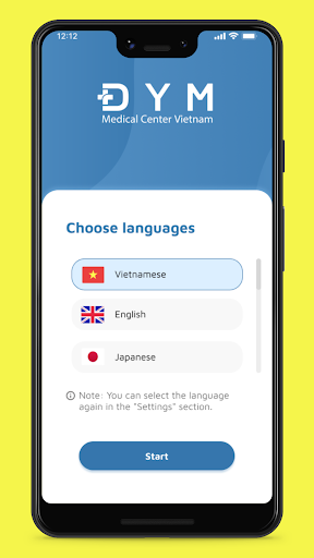 Android application DYM Medical screenshort