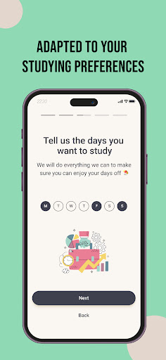 Screenshot of YourStep: Focus Study Calendar