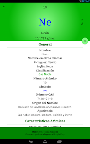 Screenshot 18 Tabla Periódica Completa android
